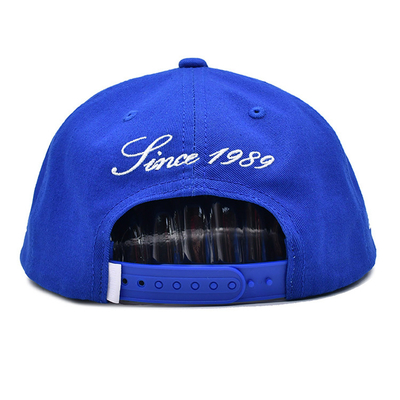 Sombrero Snapback de borde plano transpirable con logotipo bordado a medida