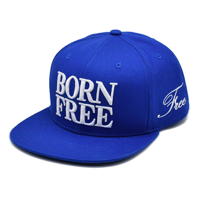 Sombrero Snapback de borde plano transpirable con logotipo bordado a medida