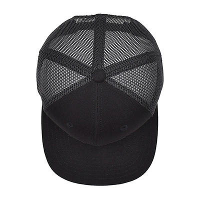 Capuchón de camión unisex con logotipo bordado y etiqueta tejida