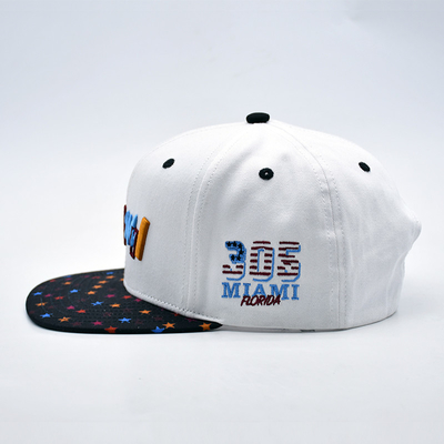 Nueva moda Hip Hop Deporte al aire libre 3d Puff Snapback Cap Logotipo bordado Personalizado de alta calidad Hombres Mujeres Snapback de borde plano