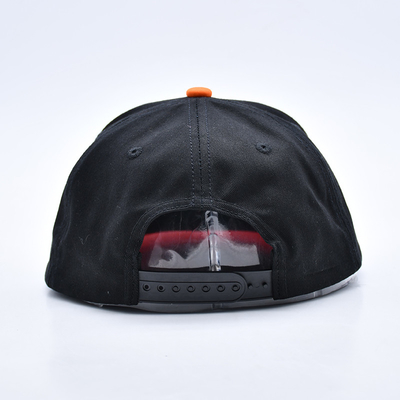 Sombreros bordados a medida con borde plano con negro o colores personalizados