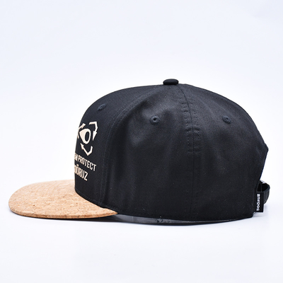 Sombreros Snapback de algodón ligero con borde plano