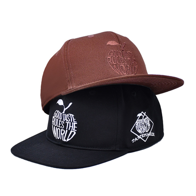 Logotipo de bordado personalizado Con espalda cerrada Sombreras Snapback de alta calidad Sombreras Sport 6 Panel Snapback