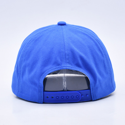 Sombreros de alta calidad, grabados a medida, de color azul, sin estructura, de 5 paneles, con bordes planos, para el exterior. Sombreros blandos de hip hop para hombres.