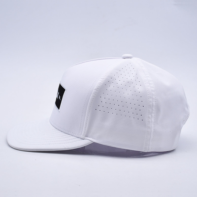Venta al por mayor 5 Panel Flat Bill Snapback Sombrero Custom Logotipo de OEM Snapback Sombrero Para Hombres