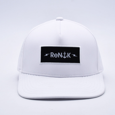 Venta al por mayor 5 Panel Flat Bill Snapback Sombrero Custom Logotipo de OEM Snapback Sombrero Para Hombres