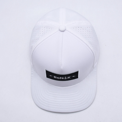 Venta al por mayor 5 Panel Flat Bill Snapback Sombrero Custom Logotipo de OEM Snapback Sombrero Para Hombres