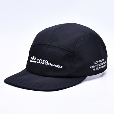 Sombrero de camper de 5 paneles de alta calidad sin estructura con bolsillos decorativos