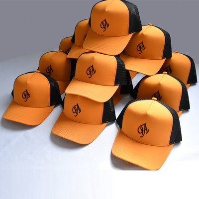 Sombreros con gorra de camionero bordados en 3D con sudadera de algodón premium