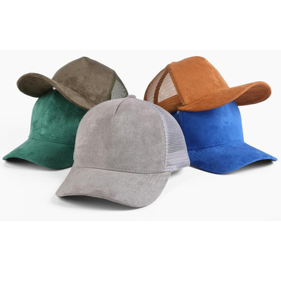 Sombreros de béisbol de espalda con malla de suéter transpirable de 5 paneles de moda