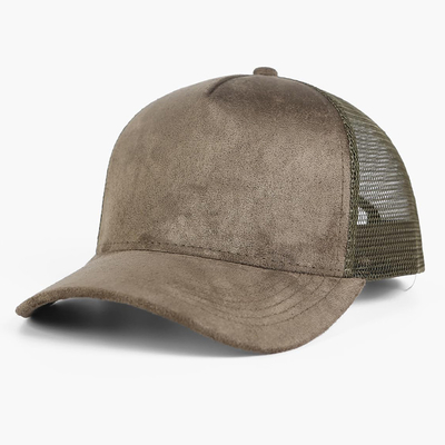 Sombreros de béisbol de espalda con malla de suéter transpirable de 5 paneles de moda