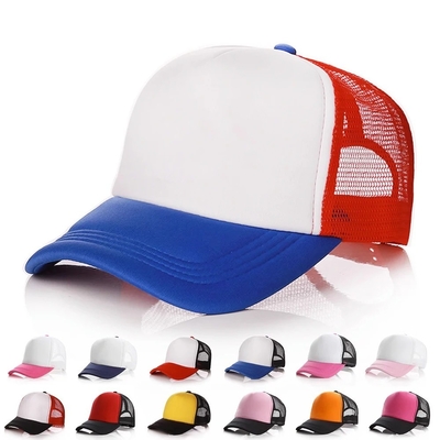 Sombrero de camión de espuma personalizado con corona de perfil Sombrero de malla unisex de 5 paneles