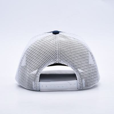 BSCI OEM Logotipo personalizado bordado Richardson Trucker Hat Mesh Snap Back Gorras 6 Panel Trucker Cap