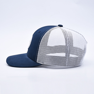 BSCI OEM Logotipo personalizado bordado Richardson Trucker Hat Mesh Snap Back Gorras 6 Panel Trucker Cap
