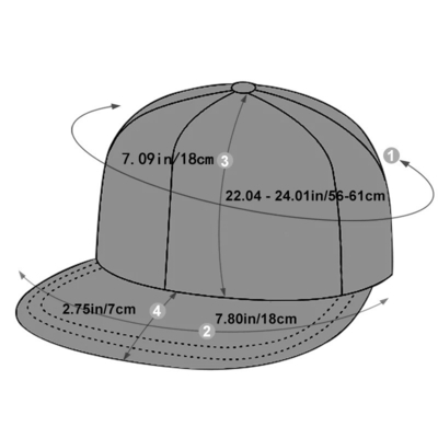 Sombrero de camión de 6 paneles en blanco y de malla plana