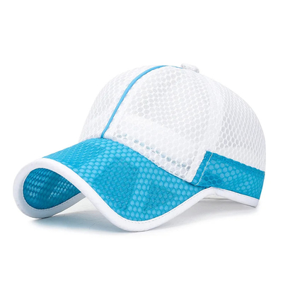 Sombrero de camionero simple y transpirable ajustable Niños Niñas Rápido Seco de malla en blanco Gorras Sombreros personalizados Sombreros de camionero