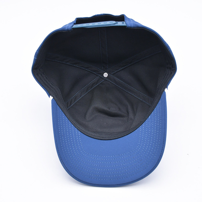 Venta al por mayor de Blue Rope Baseball Cap Personalizado bordado estructurado Logotipo de 5 paneles Sombreros de golf Gorras