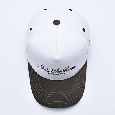 Sombreros de béisbol de dos tonos Unisex Sombreros de béisbol de dos tonos Gorras personalizadas Logotipo bordado Snapback Sombreros de béisbol deportivos para hombre