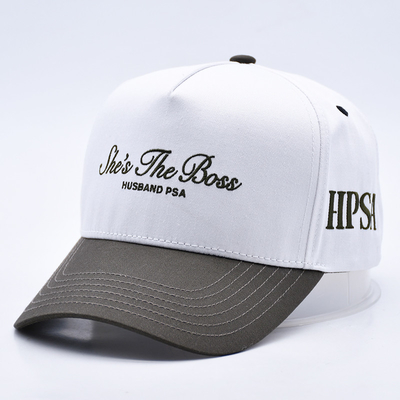 Sombreros de béisbol de dos tonos Unisex Sombreros de béisbol de dos tonos Gorras personalizadas Logotipo bordado Snapback Sombreros de béisbol deportivos para hombre