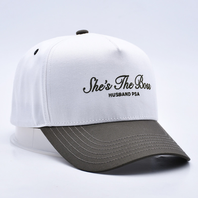 Sombreros de béisbol de dos tonos Unisex Sombreros de béisbol de dos tonos Gorras personalizadas Logotipo bordado Snapback Sombreros de béisbol deportivos para hombre