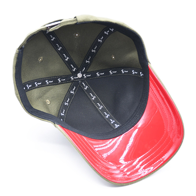 Custom Gorras Sports Supplier 6 Panel Green Baseball Cap de alta calidad 3d bordado sombrero de béisbol