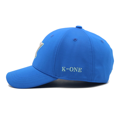Por mayor sombrero de béisbol unisex con borde curvo de 6 paneles de algodón con espalda cerrada bordado