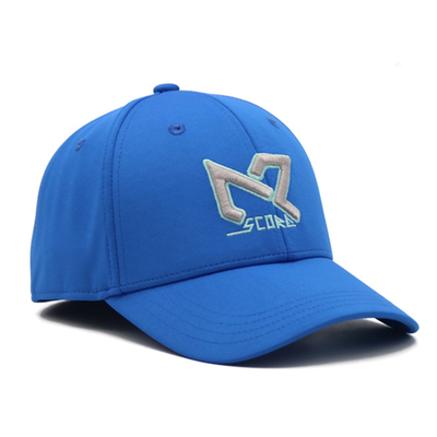 Por mayor sombrero de béisbol unisex con borde curvo de 6 paneles de algodón con espalda cerrada bordado
