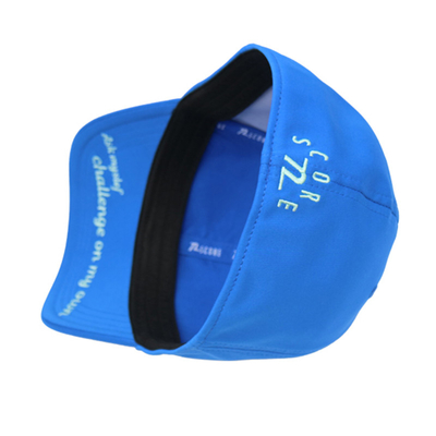 Por mayor sombrero de béisbol unisex con borde curvo de 6 paneles de algodón con espalda cerrada bordado