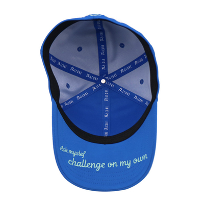 Por mayor sombrero de béisbol unisex con borde curvo de 6 paneles de algodón con espalda cerrada bordado