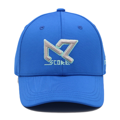Por mayor sombrero de béisbol unisex con borde curvo de 6 paneles de algodón con espalda cerrada bordado