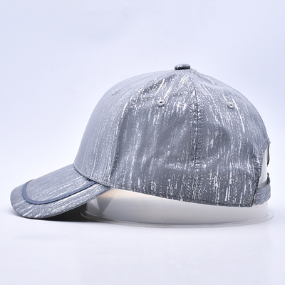 Mayorista Unisex Hombres sencillos de 6 paneles con borde curvo sombrero de béisbol con gorra Logotipo personalizado