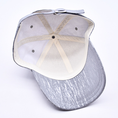 Mayorista Unisex Hombres sencillos de 6 paneles con borde curvo sombrero de béisbol con gorra Logotipo personalizado