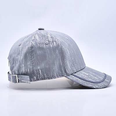 Mayorista Unisex Hombres sencillos de 6 paneles con borde curvo sombrero de béisbol con gorra Logotipo personalizado