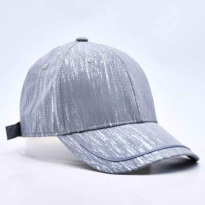 Mayorista Unisex Hombres sencillos de 6 paneles con borde curvo sombrero de béisbol con gorra Logotipo personalizado