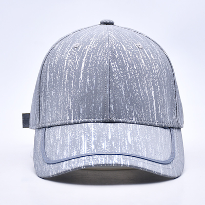 Mayorista Unisex Hombres sencillos de 6 paneles con borde curvo sombrero de béisbol con gorra Logotipo personalizado