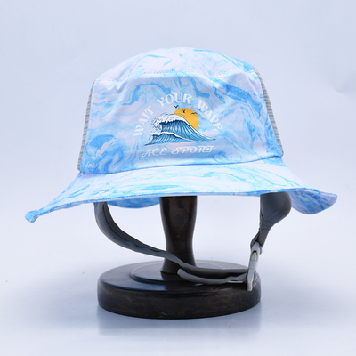 Sombrero de surf deportivo transpirable Sombrero de balde impermeable Sombrero de surf de pesca con correa de barbilla