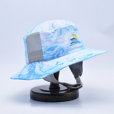 Sombrero de surf deportivo transpirable Sombrero de balde impermeable Sombrero de surf de pesca con correa de barbilla