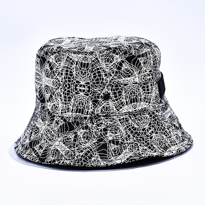 Sombreros de balde con impresión de sublimación personalizados en todas partes Imprimir Sombreros de balde con patrón Logotipo bordado para mujeres