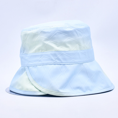 Impresión de color de corbata de lujo de verano colorido logotipo personalizado de sombrero de cubo