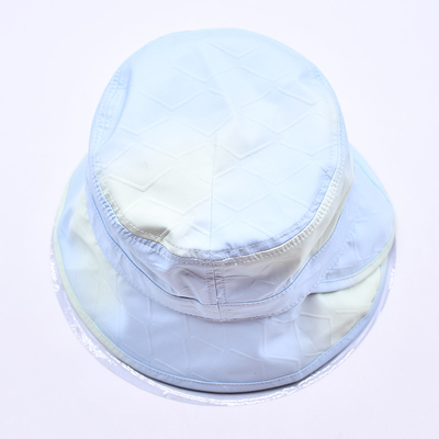 Impresión de color de corbata de lujo de verano colorido logotipo personalizado de sombrero de cubo