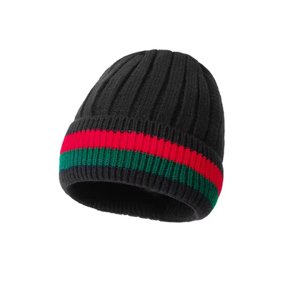 Sombrero con gorro bordado a medida Unisex Tricot Sombrero cálido de invierno para actividades al aire libre