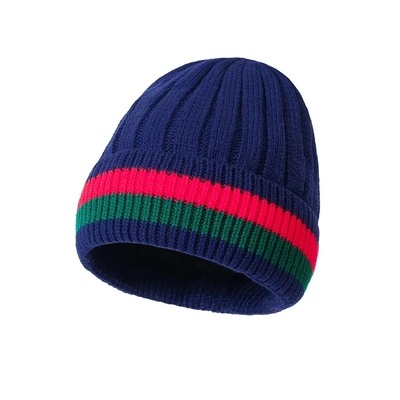 Sombrero con gorro bordado a medida Unisex Tricot Sombrero cálido de invierno para actividades al aire libre