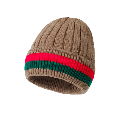 Sombrero con gorro bordado a medida Unisex Tricot Sombrero cálido de invierno para actividades al aire libre
