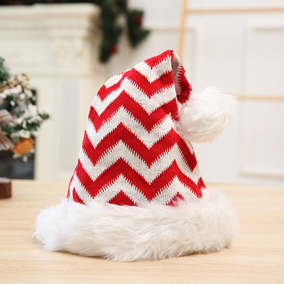 Invierno grueso Tricotado Adulto Navidad Pom Bola Sombrero Feliz Decoración de Navidad Regalos Feliz Año Nuevo 2024 Naviida