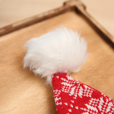 Invierno grueso Tricotado Adulto Navidad Pom Bola Sombrero Feliz Decoración de Navidad Regalos Feliz Año Nuevo 2024 Naviida
