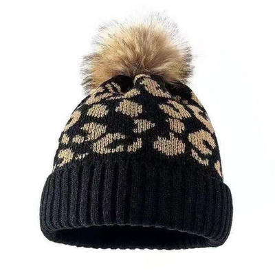 Bonos de invierno de alta calidad con impresión de leopardo