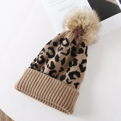 Bonos de invierno de alta calidad con impresión de leopardo