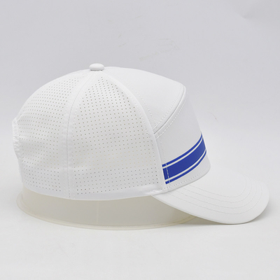 Gorras Deportivo Gorras Laser Cut Hole Baseball Cap Personalizado Alto Perfil 6 Panel Béisbol Sombreros