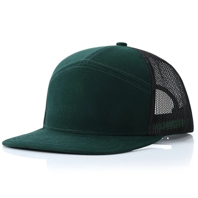 Logotipo personalizado 7 paneles gorra mayorista de malla Sombreros de camión