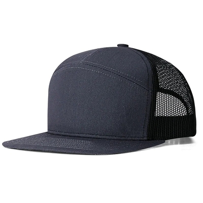 Logotipo personalizado 7 paneles gorra mayorista de malla Sombreros de camión